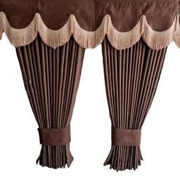Brown Side Curtains