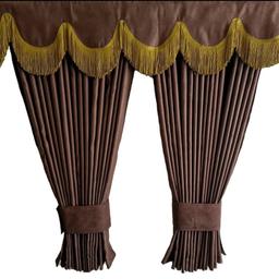 Brown Side Curtains
