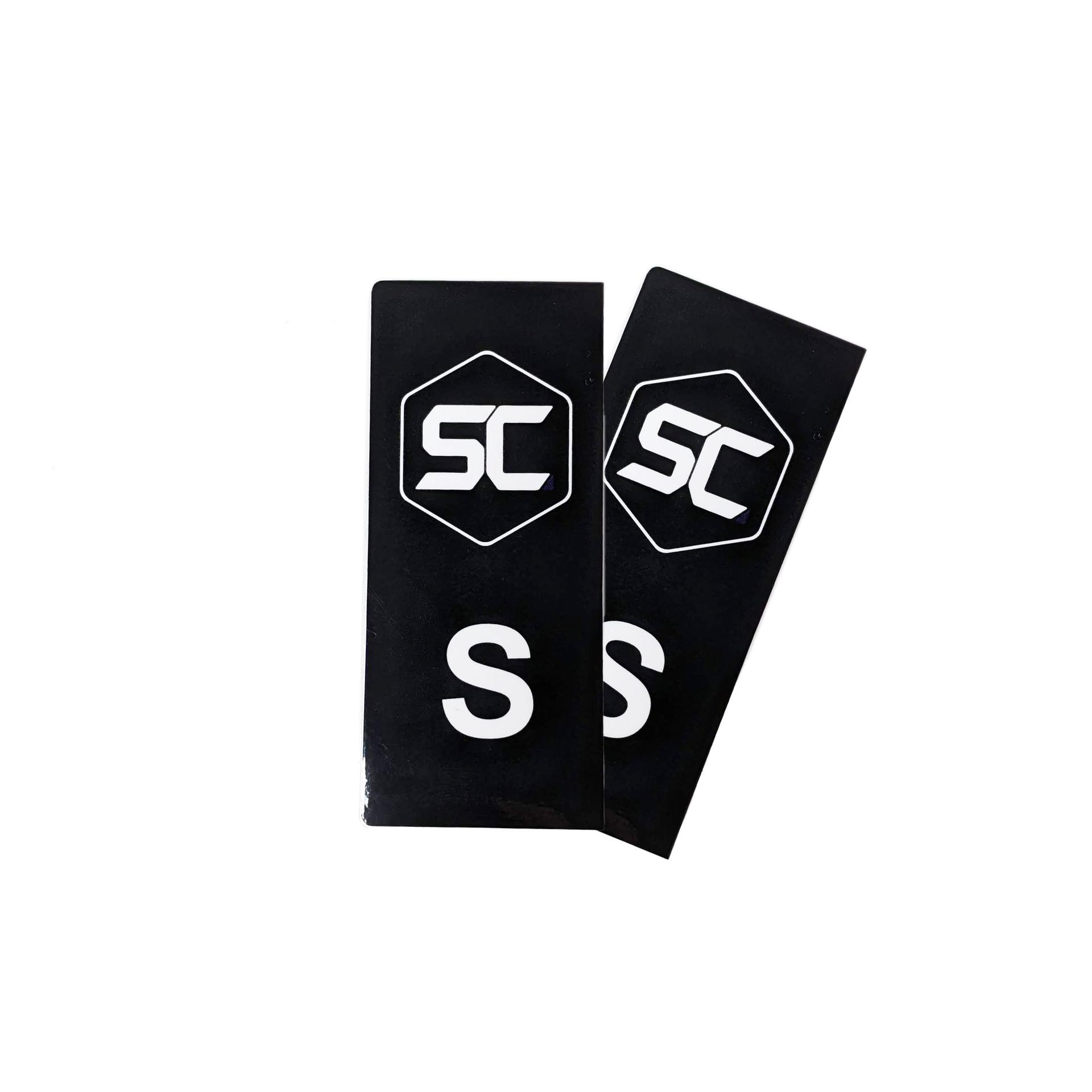 Blanksvarta Nummerplåtsdekaler