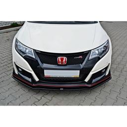 Blank sort spoilerlæbe Honda Civic IX Type R