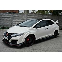 Blank sort spoilerlæbe Honda Civic IX Type R