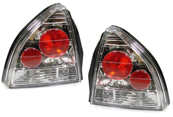 HONDA PRELUDE 92-96 Lexus takavalot kromattu ei E-hyväksytty