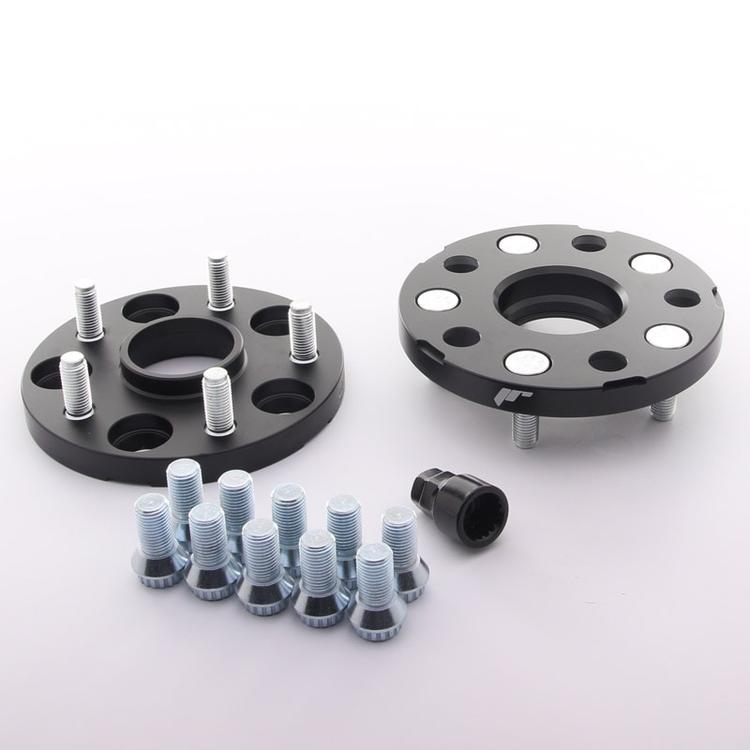 Svarta Bolt-on Spacers 15mm