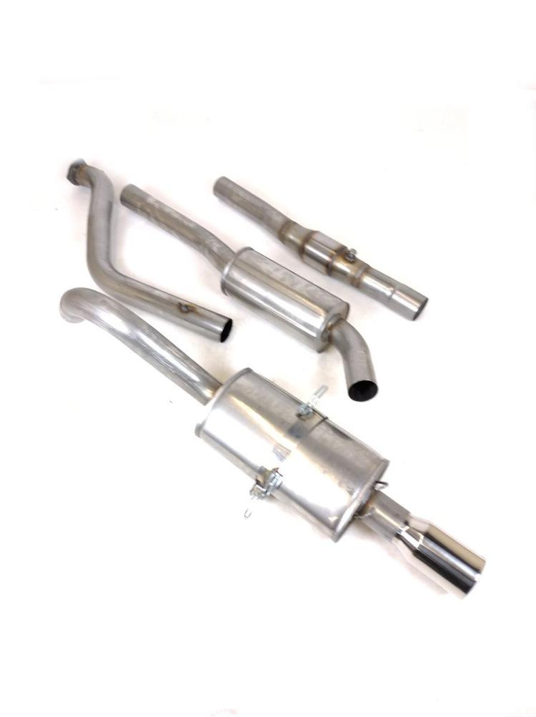 3" Complete Set  Incl . 2 Pcs Mufflers And 100 Cpi Metallic Catalysator