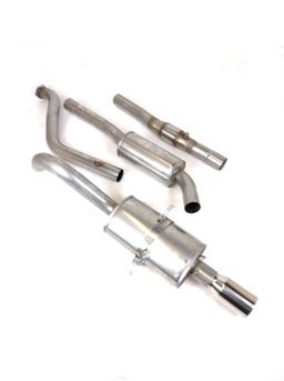 3" Complete Set  Incl . 2 Pcs Mufflers And 100 Cpi Metallic Catalysator