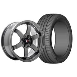 JR3 Gunmetal Fälgpaket Sommar