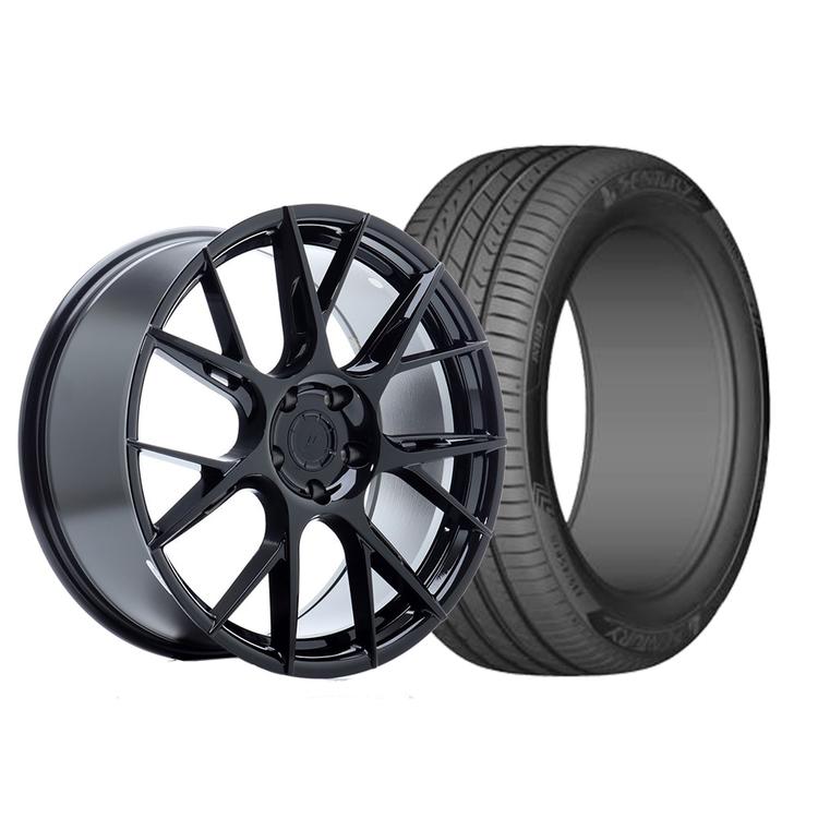 JR42 Blanksvart Fälgpaket Sommar