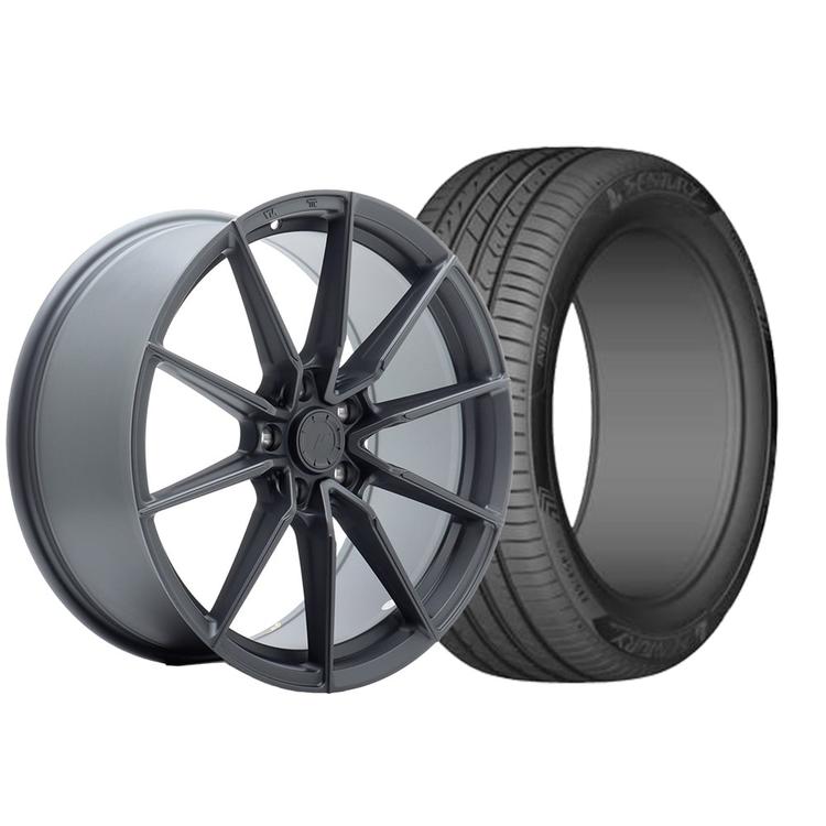 JR SL02 Gunmetal Fälgpaket Sommar