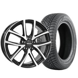 Monaco CL2 Black Polish Fälgpaket Vinter