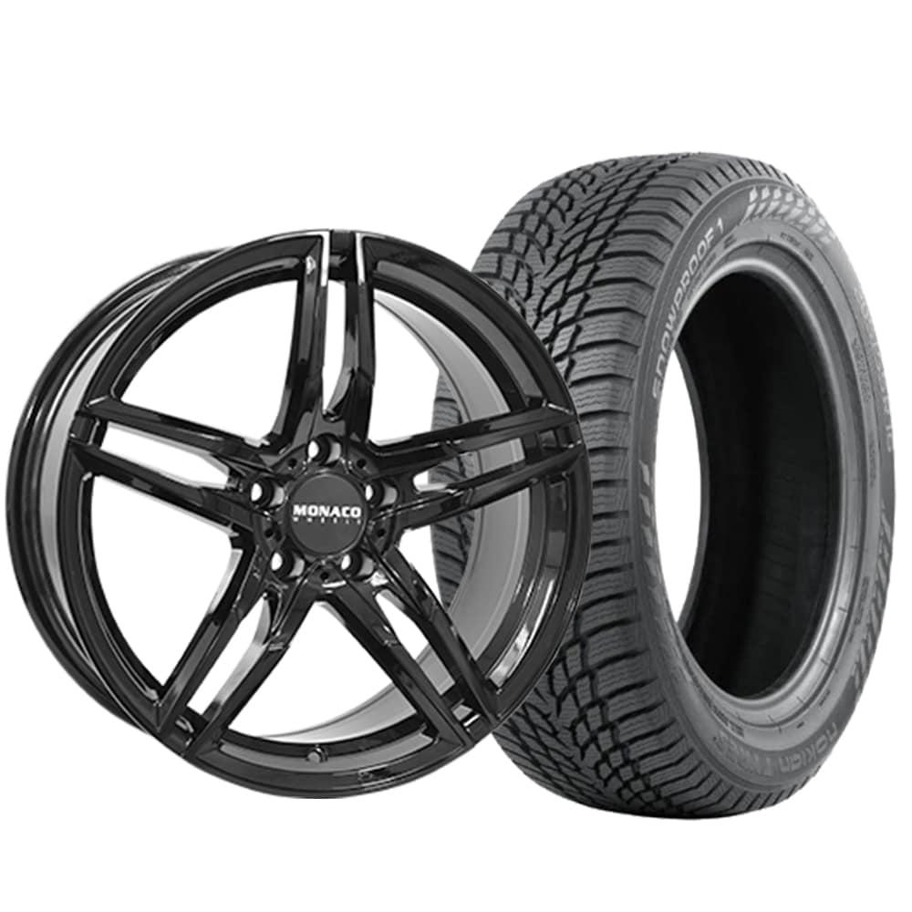 Monaco GP1 Svart Fälgpaket Vinter