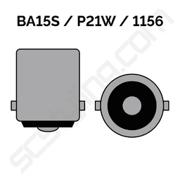 Lampor BA15S LED Canbus (P21W) - SC