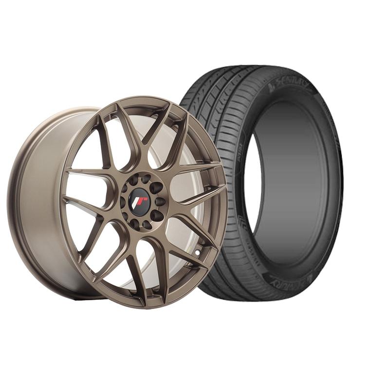 Complete wheel set of JR18 Bronze