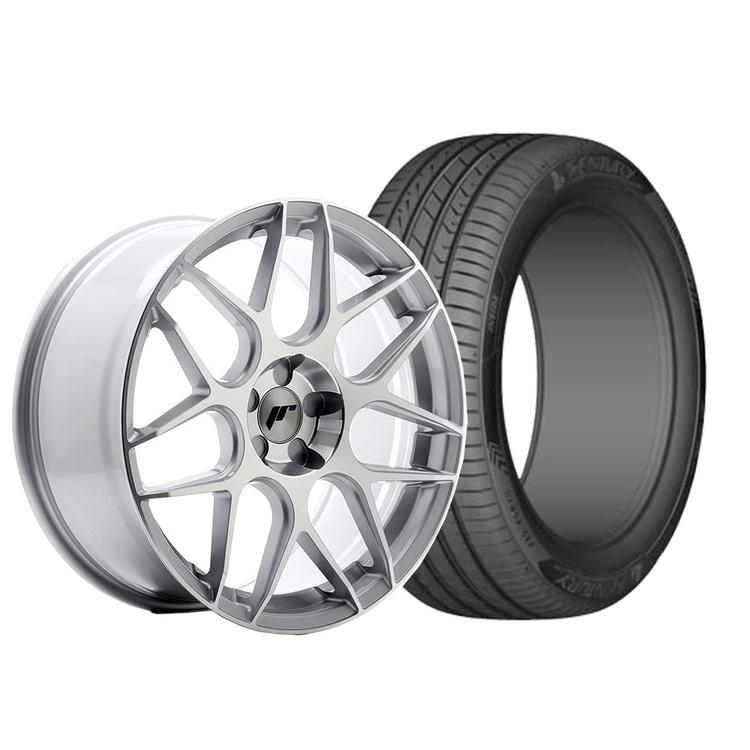 Complete wheel set of JR18 Silver
