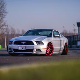 Complete wheel set of JR21 Platinum Red