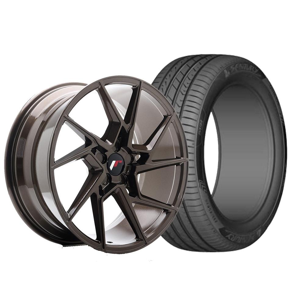 Complete wheel set of JR33 Bronze