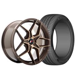 Complete wheel set of JR34 Bronze