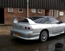 NISSAN 200SX SUPRA STYLE REAR SPOILER WITH BRAKE LIGHT