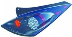 NISSAN 350 BLACK REAR LED LIGHTS -PAIR