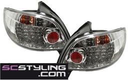 Takalamput kromattu Led malli