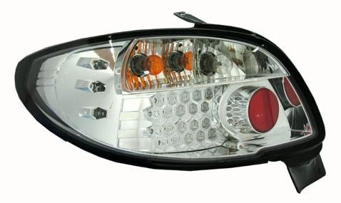 Takalamput kromattu Led malli