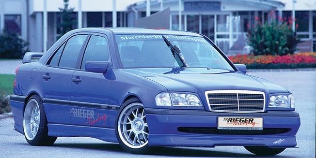 Frontspoiler nedre del Mercedes C klass