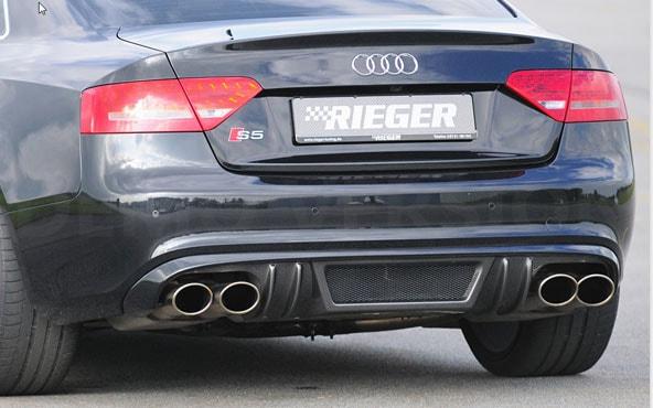 Rieger diffuser Audi A5 og S5 Sportback karbonlook S-line
