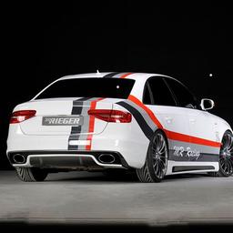 Diffuser Bak Rieger Audi A4