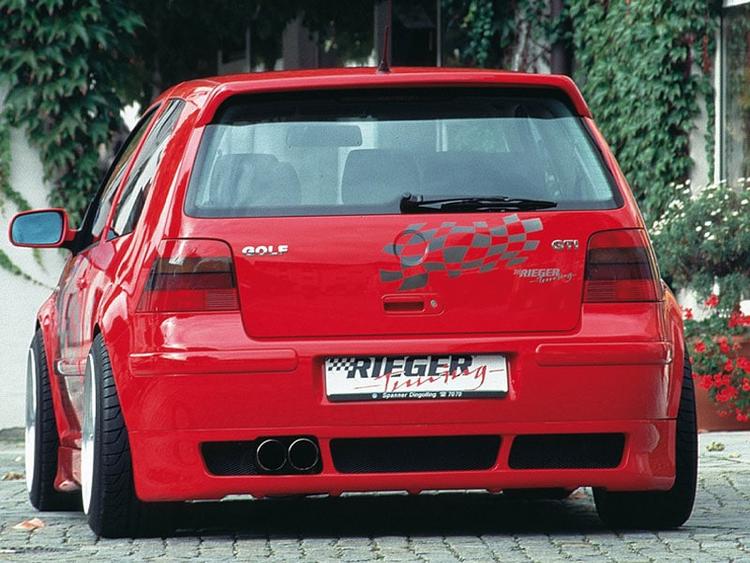 Nedre stötfångar läpp bak Rieger