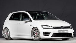 Blank sort frontsplitter VW Golf 7 R-Line