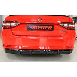 Blanksvart bakre diffusor(För elfäste)