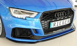 Blank sort frontsplitter Audi RS3 8V