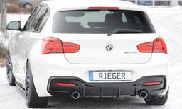 Blanksvart diffusor BMW M135i/M140 F20/F21
