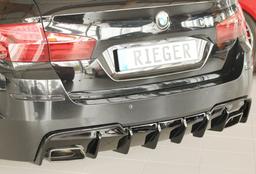 Gloss black rear diffusor BMW 5-Series M-Sport