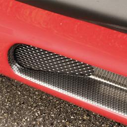 Sidokjolar Rieger i kolfiberlook