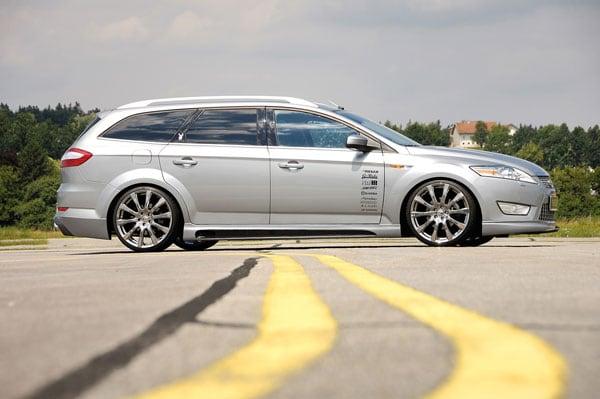 Sidokjolar Kolfiberlook Ford Mondeo BA 7