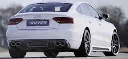 Rieger diffuser Audi A5 og S5 Sportback karbonlook S-line
