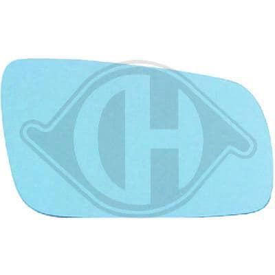 Mirror glass Right Audi A4 B5