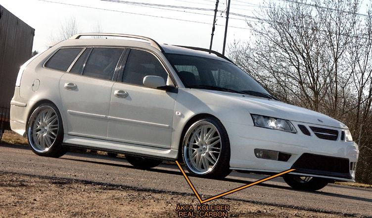 SAAB 9-3 SC REAL CARBON XENDIUM KIT