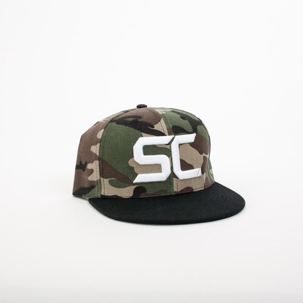 SC Styling Snapback Camo / White