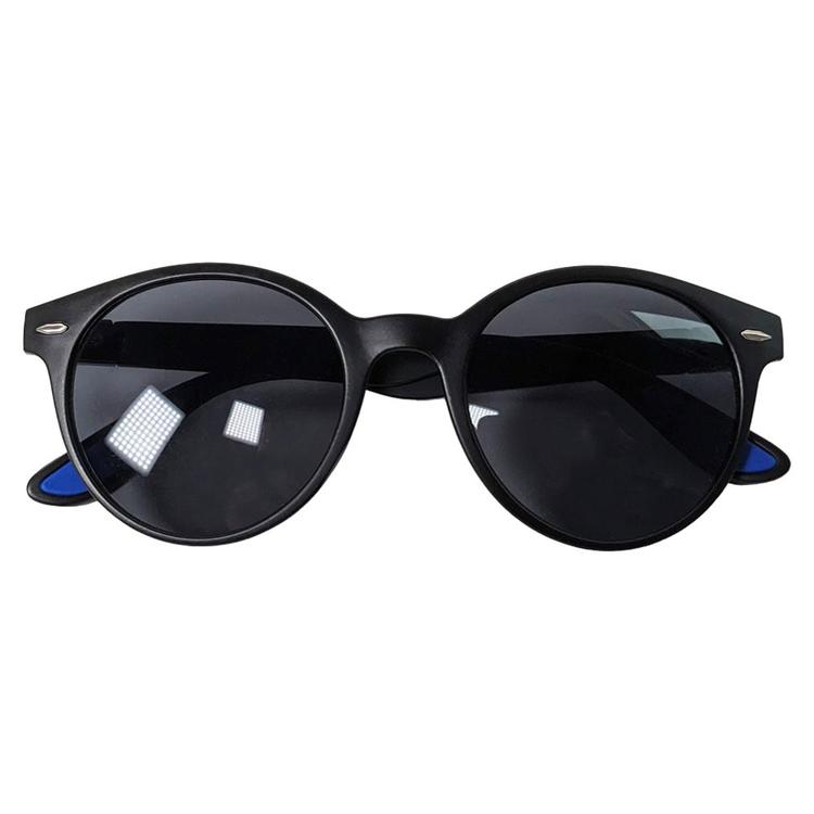 Blue Round Sunglasses