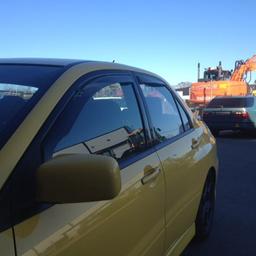 Vindskærme Mitsubishi Lancer 4 Døre Sedan 2004-2007 + Evo-Modeller