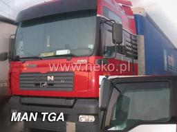 Tuulenohjain/vetosuojat joka sopii MAN TGS TGA TGX