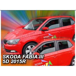 Vetosuojat Skoda Fabia III 5 Ovet Hatchback / Farmariauto 2014-> Hatchback "Pitkä"