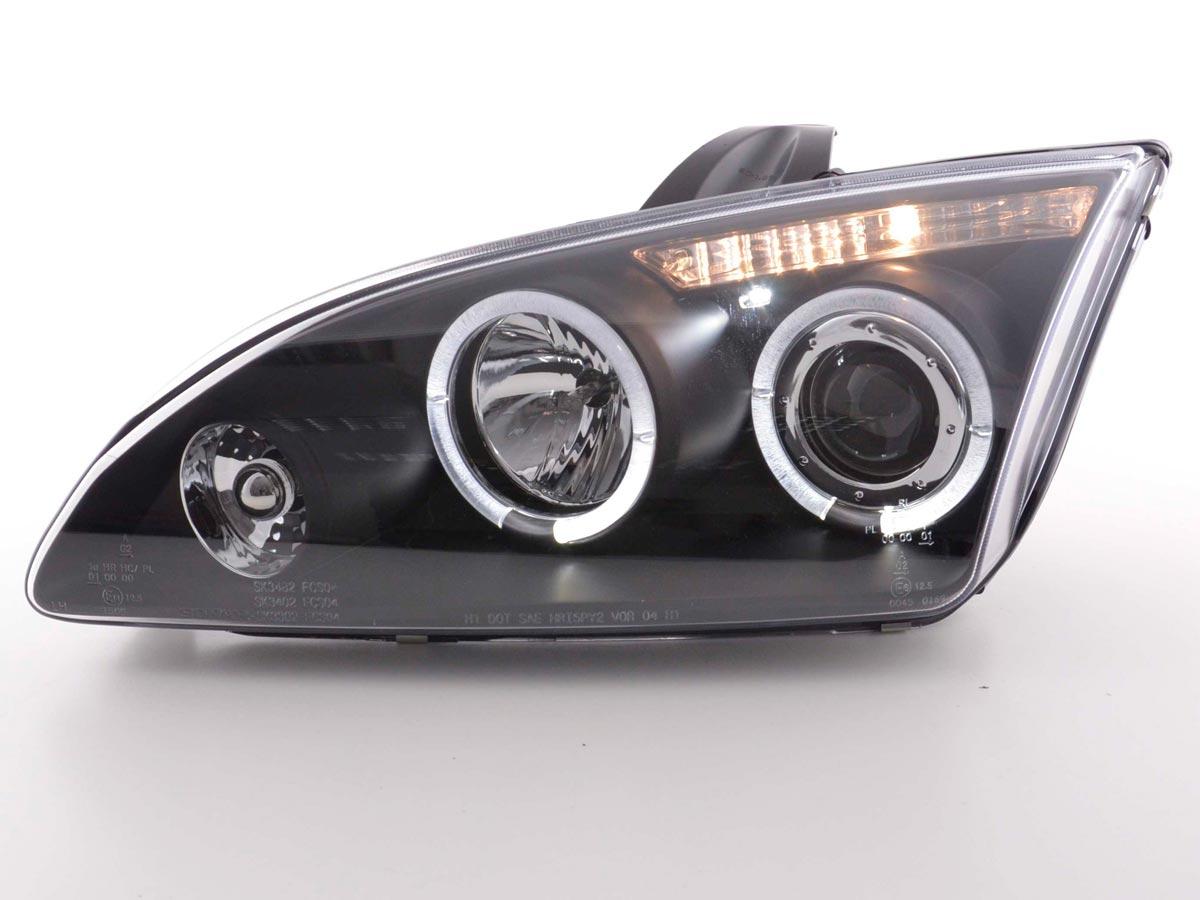 Ford Focus Angel Eyes Svart