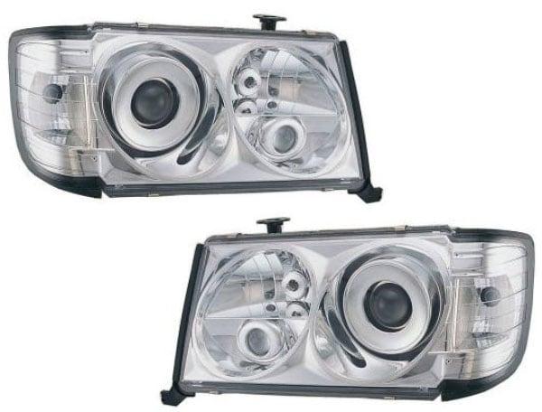 Projektori Ajovalot mustat Mercedes 124 E-klass