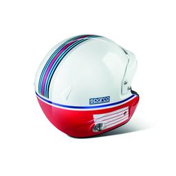 Sparco Martini Air Pro RJ-5I Racing helmet with stripes