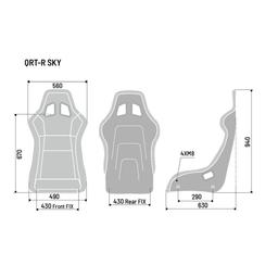 Sparco QRT R SKY Racing Istuin