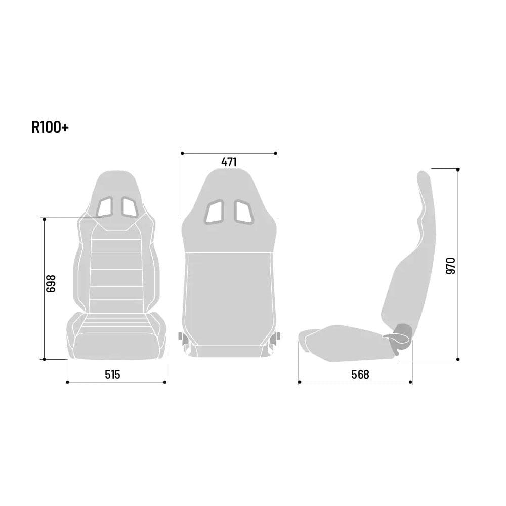 Sparco R100+ Urheiluistuin