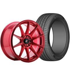 JR11 Platinum Red Fälgpaket Sommar