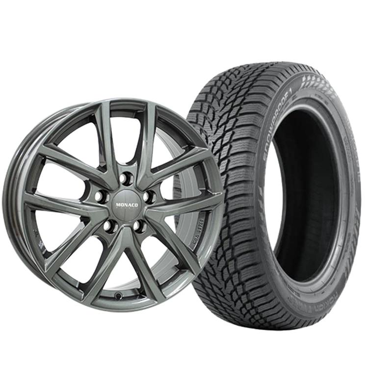 Complete wheel set of Monaco CL2 Anthracite Winter